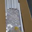 Hexagon Garage Lights with Rectangle Frame, High Brightness 672W 86400LM 6500K, 14 Hex Grid for Garage, Shop, Basement, Car Detailing Shop etc. with Mounting Clip