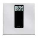 Taylor Digital Glass Bathroom Scale for Body Weight, 400 lb Capacity, Durable Tempered Glass Platform and Easy to Read, White (No Size)