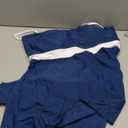 Aleumdr Tankini Swimsuits for Women Two Piece Tummy Control Bathing Suits Flowy Swim Tops with Bottoms (Large, Sail Blue)