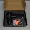 TOLOCO Massage Gun, Deep Tissue Back Massage for Athletes for Pain Relief, Percussion Massager with 10 Massages Heads & Silent Brushless Motor, Valentines Day Gifts for Him Her, Black