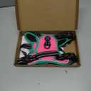 PHOEPET 2019 Upgraded No Pull Dog Harness, Reflective Adjustable Vest, with a Training Handle + 2 Metal Leash Hooks+ 3 Snap Buckles +4 Slide Buckles(S, Pink)