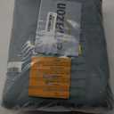 RYB HOME 100% Blackout Blue Velvet Curtains 84 inches, Back Tab Thermal Insulated Noise Reducing Curtains & Drapes for Living Room Kids Bedroom, Stone Blue, 52W x 84L, Set of 2 Panels