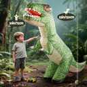 Remote Control Inflatable Dinosaur Toy for Kids 3-12, 59Inch Large Kids Remote Dinosaur Toys with 360Rotation, RC Dino Toys Gifts for 3 -12 Years Old Toddlers Boys Girls