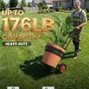 Plant Caddy with Wheels, 176Lbs Heavy Duty Plant Dolly Cart