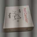 Supet Dog Carrier Sling for Small Dogs, Front Facing Cat Sling Carrier Chest, Hands Free Pet Sling Carrier, Adjustable Dog Front Carrier, Reducing Back Pain, Anti Pet Anxiety (Grey, Regular) (Regular ( 0-7 LB ))