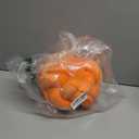 Knot Ball Pillow, Round Decorative Throw Pillows Cushion, 8 Inch Orange Soft Plush Knotted Pillows Pillow, Modern Home Throw Knot Decorative Cushion