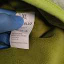 cyeollo Warm Dog Coat Fleece Sherpa Winter Sweater Coats, Turtleneck Dog Jacket Vest for Small Medium Large Dogs with Leash Hole, Soft Reversible Pet Coats for Cold Weather, Green, XL