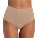 IRISMORII Incontinence Protective Underwear for Women Washable Leak Proof Comfort Bladder Leak Panties 56 ml Absorbency Brief Seamless 1 Pack (Brown, Large)