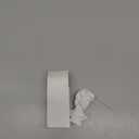 Resin Bust Statue 2.76 Inch Plaster Figurines Mini Home Decoration Sculpture White for Art Hobbyist-David