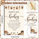 Patelai 321 Pcs Coffee Themed Baby Shower Games Set 5 Games Includes A Baby Is Brewing Price Is Right Guess Who Mommy or Daddy Word Scramble Prediction and Well Wishes Don't Say The Words