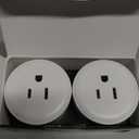 Smart Plug, Compatible with Alexa and Google Home, WiFi Enabled, No Hub Required, 2.4Ghz Connection, White, 2 Pack