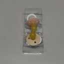 Bibs Pacifiers Color Collection, Set of 2 BPA-Free Latex Pacifiers Made in Europe, Round Nipple Baby Pacifier. (18+ Month (Pack of 2), Blush NIGHT / Vanilla NIGHT)