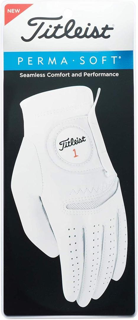 Titleist Perma-Soft Men's Regular Left (White, S)