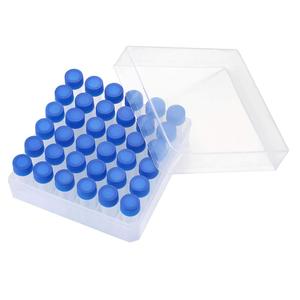 36 PCS Cryo Tubes 5ml, Plastic Small vials with Screw caps Sample Tubes, PP Material with Silica Gel Gasket Free from DNase, RNase, Human DNA 36 PCS Cryo Tubes 5ml, Plastic Small vials with Screw caps Sample Tubes, PP Material with Silica Gel Gasket Free from DNase, RNase, Human DNA