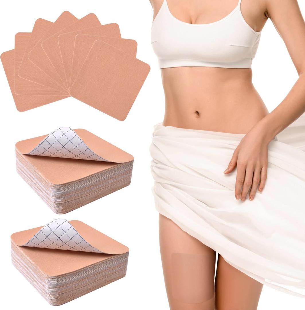 52-Piece Premium Thigh Lift Tape Set - Instant Skin Tightening & Firming for Chafing-Free Legs, Invisible Waterproof Anti-Friction Patches for Women, Ideal for Dresses, Workouts & Daily Wear