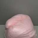 Full Body Pillow with Fluffy Stripe Faux Fur Removable Cover, Long Bed Pillow Adult 20x54 Inches for Side Sleeper and Pregnancy, Pink.