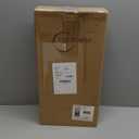 Clockswise Vintage Grandfather-Style Wall Clock with Wood-Effect Plastic Pendulum Battery-Operated for Home Decor Living Room Home Office Kitchen or Dining Room White, 16 Inch (Pink, 20 Inch)