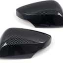 HIGH FLYING Carbon Grain Car Review Side Mirror Cap Cover ABS for Subaru WRX STI 2015-2021 (Only Fit STI)