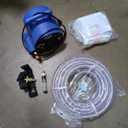 1-Worker Full Mask Breathing Air Blower Respirator System w/ 50' Hose