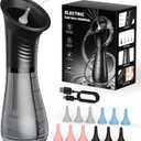 Ear Wax Removal, Electric Ear Cleaner with LED Display, FSA-HSA-Eligible, Ear Irrigation Kit with Dual Tank Includes 12 Tips, IPX7, Safe & Effective Cleaning for Adults & Kids, Easy to Use