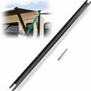 383152 50" RV Awning Inner Drive Arm Replacement, Compatible with Solera Regal 69" Awning Arm Assemblies, Precision-Fit 50"x1.75" Black Aluminum Rail, Rust-Resistant Powder-Coated with Drill Bit