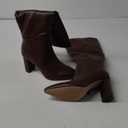 AOSPHIRAYLIAN Knee High Boots Chunky Heel Wide Calf Knee High Boots for Women Pointed Toe with Zipper Block Heel Fashion Dress Womens Shoes 8