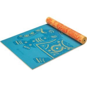 Gaiam Yoga Mat - Premium Print Reversible Extra Thick Non Slip Exercise & Fitness Mat for All Types of Yoga, Pilates & Floor Workouts