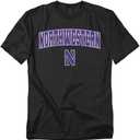 Official Collegiate Arch Logo Secondary Unisex Adult T Shirt Collection 1 (Black, S)