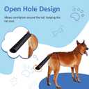 BARKLESS Dog Tail Protector, Dog Tail Guard for Medium Large Dogs, Adjustable Cover to Prevents Licking Wounds, Breathable Tail End Bag for Recovery (Black, L)