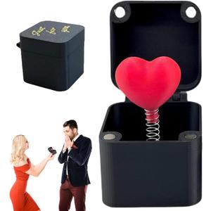 2 x The Box Red Love HeartSurprise Gift Valentines Day Surprise BoxFunny GiftsGag Gifts Funny AdultWhite Elephant Gifts for AdultsValentine's Day Gifts for Men and Women