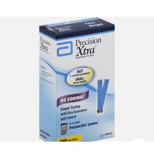 Precision Xtra Blood Glucose Test Strips, 100 Count 093815998778VL