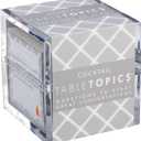 TableTopics Cocktail Question Card Game  135 Conversation Starter Cards Featuring Questions, Facts, Quotes, and Mixed Drink Recipes, Fun Party Game for Adults