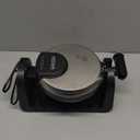 BLACK+DECKER Flip Waffle Maker, Silver, WM1404S, 4 Belgian Waffles