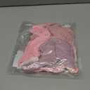 Baby Muslin Bibs,6 Pcs Drool Bandana Bibs for Baby Girl Drooling and Teething,Soft and Absorbent Cotton for Newborn (Purple & Pink)