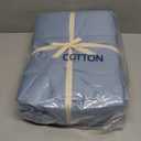 LBRO2M 100% Cotton 1200 Thread Count California King Size Sheets Set, 16 inches Deep Pocket, Bed Sheet 4 Piece Sets (California King, French Blue)