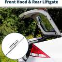 Lift Supports Struts for Hyundai Sonata Sedan 2008-2010 No.817710A000/811613K000 Front Hood Gas Spring Black 3PCS
