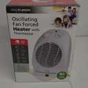 Pro Fusion Heat FH-101A 750/1500 Watt White Oscillating Fan & Heater