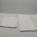 10 ft × 10 ft White Backdrop Curtain for Wedding Decor Holiday Party - White Wedding Backdrop Polyester Photography Backdrop Drapes Baby Shower Birthday Privacy Sliding Curtains Home Decor, 2 Panels