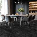 LIANLAM Washable Rug 10x14 Area Rugs for Living Room - Stain Resistant Non-Slip Backing Boho Rug for Bedroom,Durable & Ultra-Thin Vintage Large Area Rug(10x14,Black)