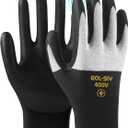 400V Electrician Gloves - Insulated Electrical Gloves For Electrician,Flame Retardant,Rubber Safety Non Slip Work Gloves,Low Voltage,Touch Screen (Black,Large)