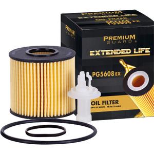 Premium Guard Extended Life Oil Filter up to 10k Miles PG5608EX | Fits 2007-2025 Lexus ES350, 2018-2025 IS300, IS350, 2018-2024 RC350, 2021-2024 Toyota Hiace, 2018-2024 Lexus RC300