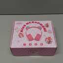 IFECCO Wireless Kids Headphones with Microphone,Foldable Cute Light Up Cat Ear Children Girls Bluetooth Headphones with Case for School Gifts Travel (rose purple)