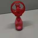 O2COOL Deluxe Handheld Battery Powered Water Misting Fan with Wrist Wrap (Strawberry Pink)