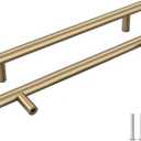Goldenwarm 10 Pack Champagne Bronze Cabinet Pulls Gold Cabinet Handles 6-1/4 inch(160mm) Champagne Drawer Handles Brushed Bronze Drawer Pulls Kitchen Bathroom Bedroom Dresser Furniture Hardware