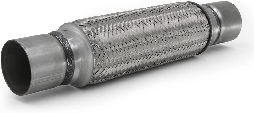 RK7542 Exhaust Flex Pipe 2.25" x 10" Heavy Duty Stainless Steel 14"OL