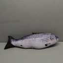 24 Inch Simulation Fish Plush Toy Pillow Soft Fish Cushion Pillow Stuffed Animal Toy for Cat Pets or Kids Birthday Gifts