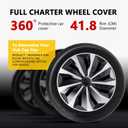 16 inch Hubcaps Set of 4, Automotive Wheel Tire Covers, Wheel Rim Cover Compatible/Replacement with Toyota Volkswagen VW Chevy Nissan Sentra Honda Civic Accord Dodge Ford Kia Cadillac Scion