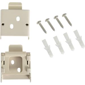 Universal Replacement mounting Brackets for Roller Blinds (Top Rail Spring BuckleBeige) (Type 1 Beige)