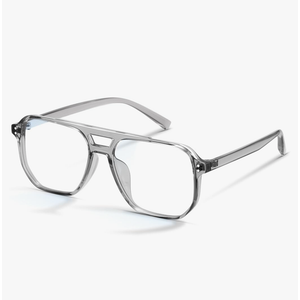 livho Vintage Aviator Blue Light Blocking Glasses, Fashion Oversized Frames for Eye Strain Relief, Unisex Design
