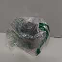 Delxo 4 Nursery Pots 100 Pcs Plastic Small Plant Pots with Drainage Holes, Flexible Seed Starter Pots for Seedlings, Cuttings & Transplanting, Reusable Flower Pots for Indoor Outdoor Plants, Red